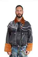 Load image into Gallery viewer, Artisan stitch denim jacket
