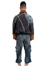 Load image into Gallery viewer, Artisan stitch denim jacket
