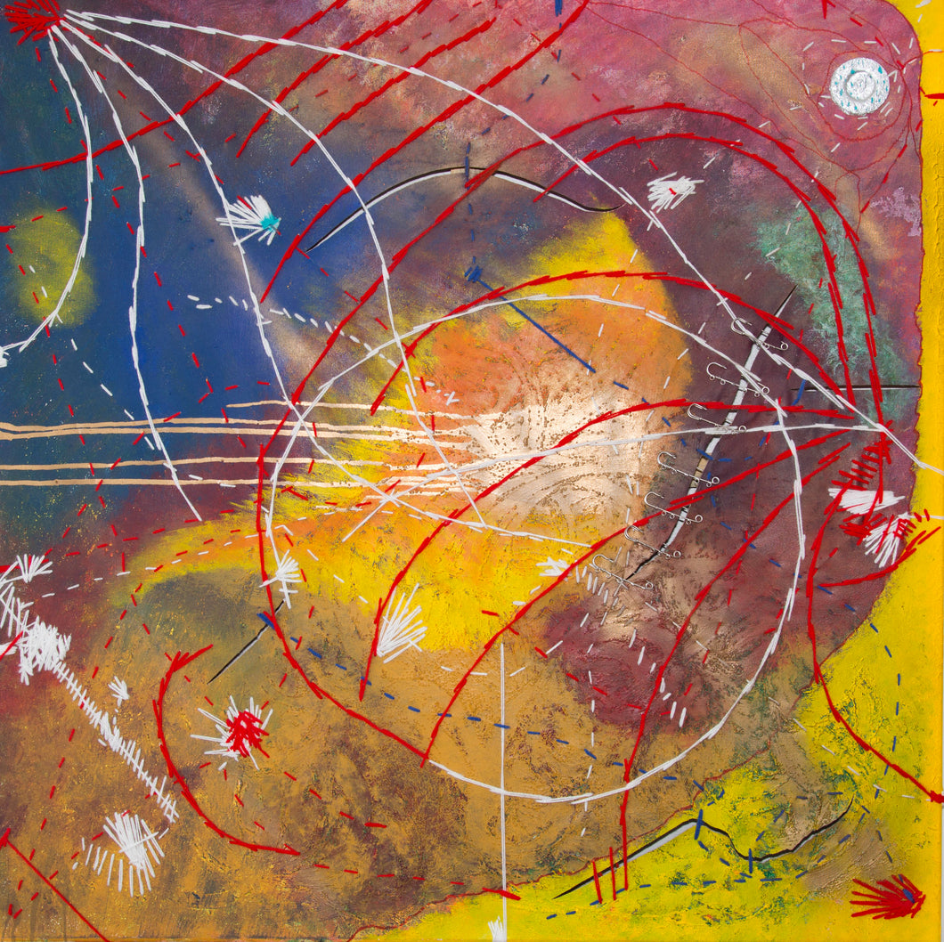 Contemporary abstract painting Circuitry