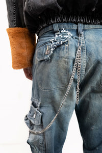 Denim cropped jeans by Bosko