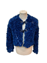 Load image into Gallery viewer, Blue crop jacket by Bosko

