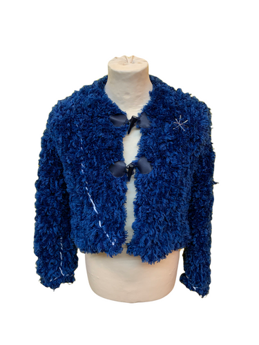 Blue crop jacket by Bosko