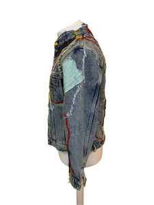 One of a kind jeans jacket MOD 77 by Bosko