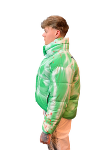 Mod 74: Green coat hand customised