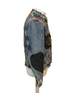 One of a kind jeans jacket MOD 77 by Bosko