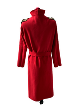 Load image into Gallery viewer, Mod 96: One of a kind long red coat
