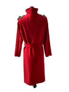 Mod 96: One of a kind long red coat