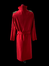 Load image into Gallery viewer, Mod 96: One of a kind long red coat
