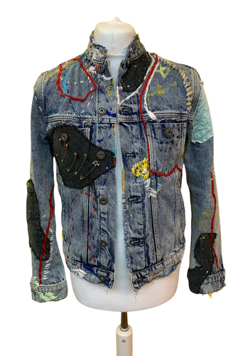 One of a kind jeans jacket MOD 77 by Bosko